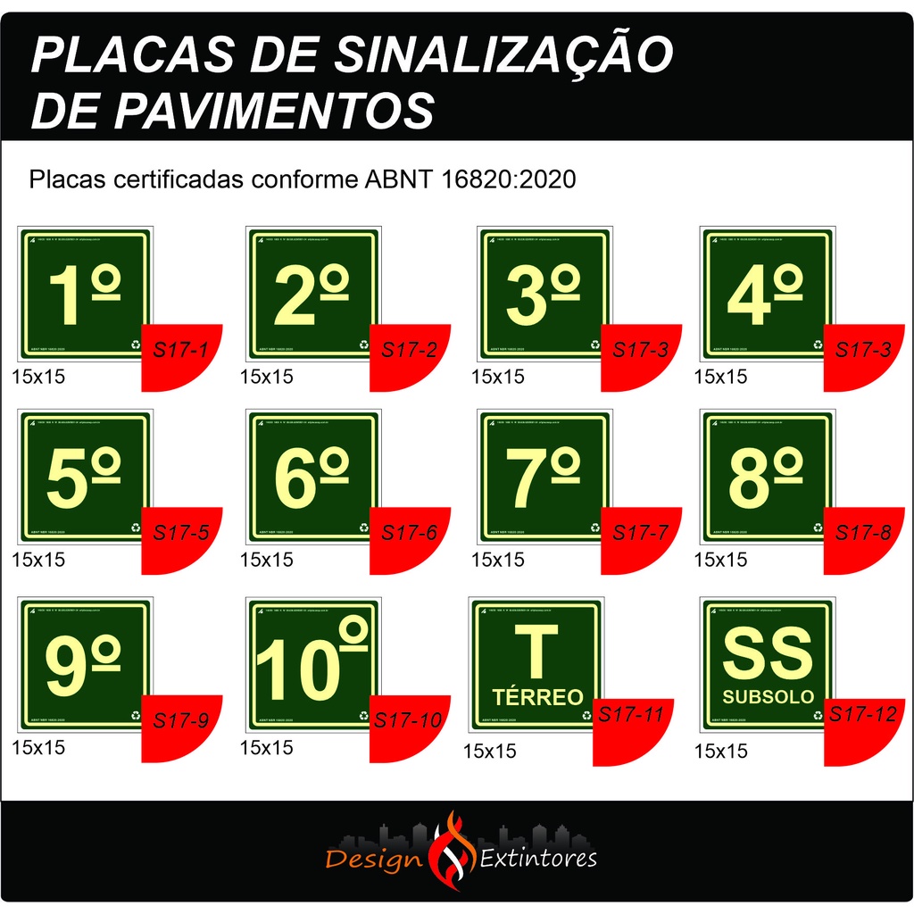 Placa Sinalização Equipamentos de Combate a Incêndio Shopee Brasil