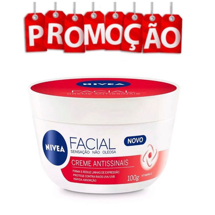 Creme Nivea Facial Antissinais 100g Shopee Brasil