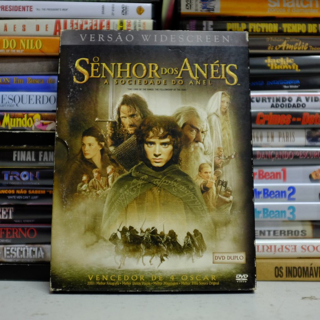 O Senhor Dos Aneis A Sociedade Do Anel 2 Dvds Originais Shopee Brasil