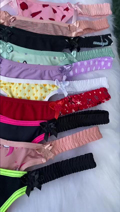 Kit 05 Calcinha Fio Dental Tanguinha Tanga Feminina Lingerie Sexy
