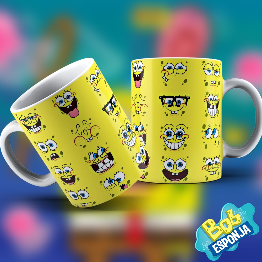 Caneca Personalizada Bob Esponja Shopee Brasil