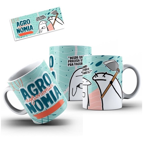 Caneca Flork Meme Profiss O Agronomia Shopee Brasil