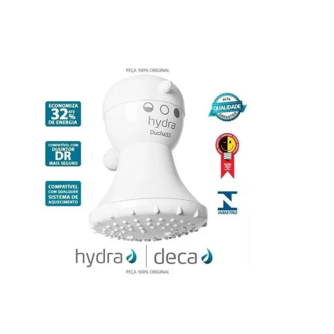 Chuveiro Ducha Hydra Corona SS 3T Branco 220V 5200W Shopee Brasil