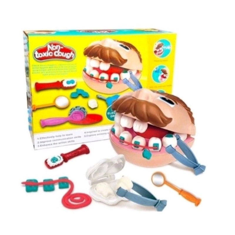 Massinha Do Dentista Play Doh Modelo Novo Original Lacrado Escorrega