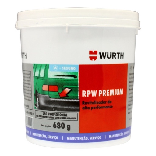 Revitalizador de Plásticos e Borrachas RPW Wurth 680g Shopee Brasil