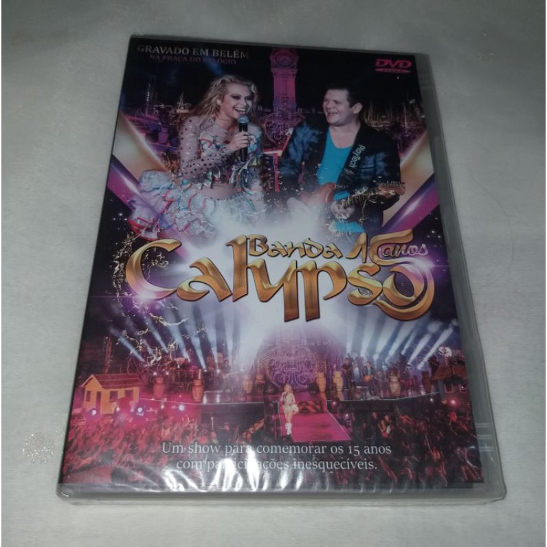 Dvd Banda Calypso Anos Original Lacrado Shopee Brasil