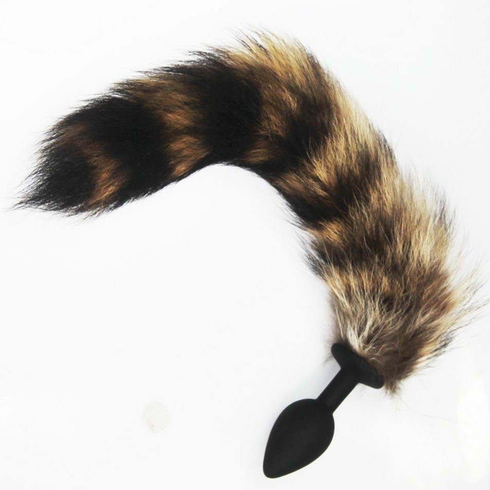 Plug Anal Rabo Raposa Cm Feito Em Silicone Sex Shop Lovetoys