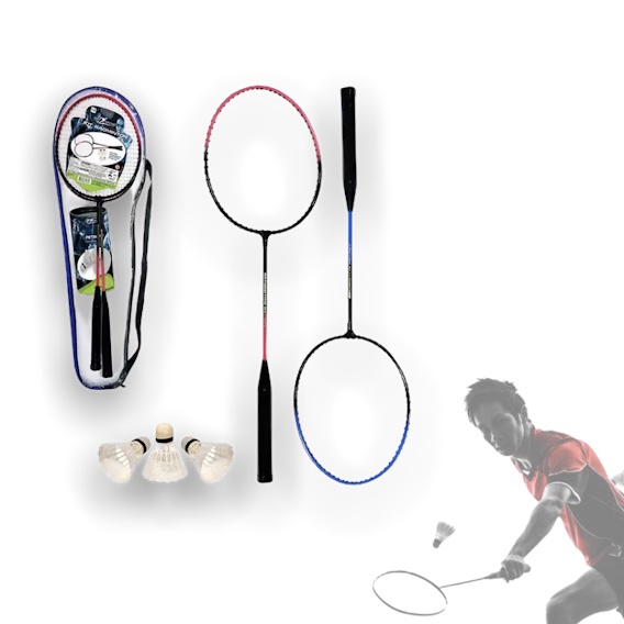 Kit Badminton Raquetes Petecas Praia Viagem Shopee Brasil