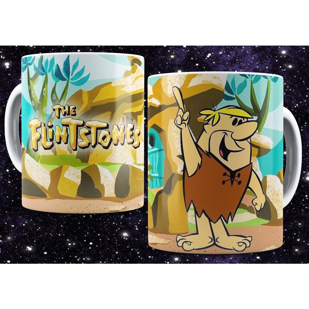 Caneca Os Flintstones Barney Rubble Shopee Brasil