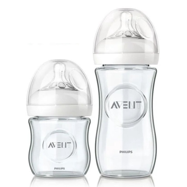 Kit Mamadeiras Philips Avent Natural De Vidro Ml E Ml Original