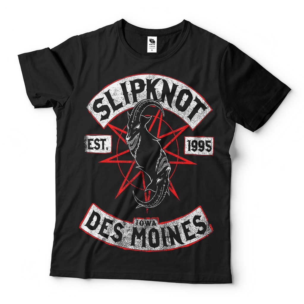 Camisa Camiseta Rock Banda Slipknot Skull Des Moines Escorrega o Preço