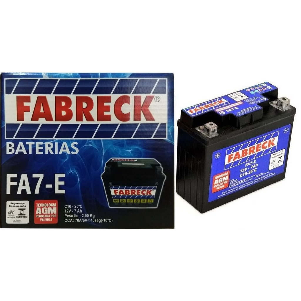 Bateria FA7AE An 125 Burgman 2006 Em Diante Sudown Future 125 Fabreck