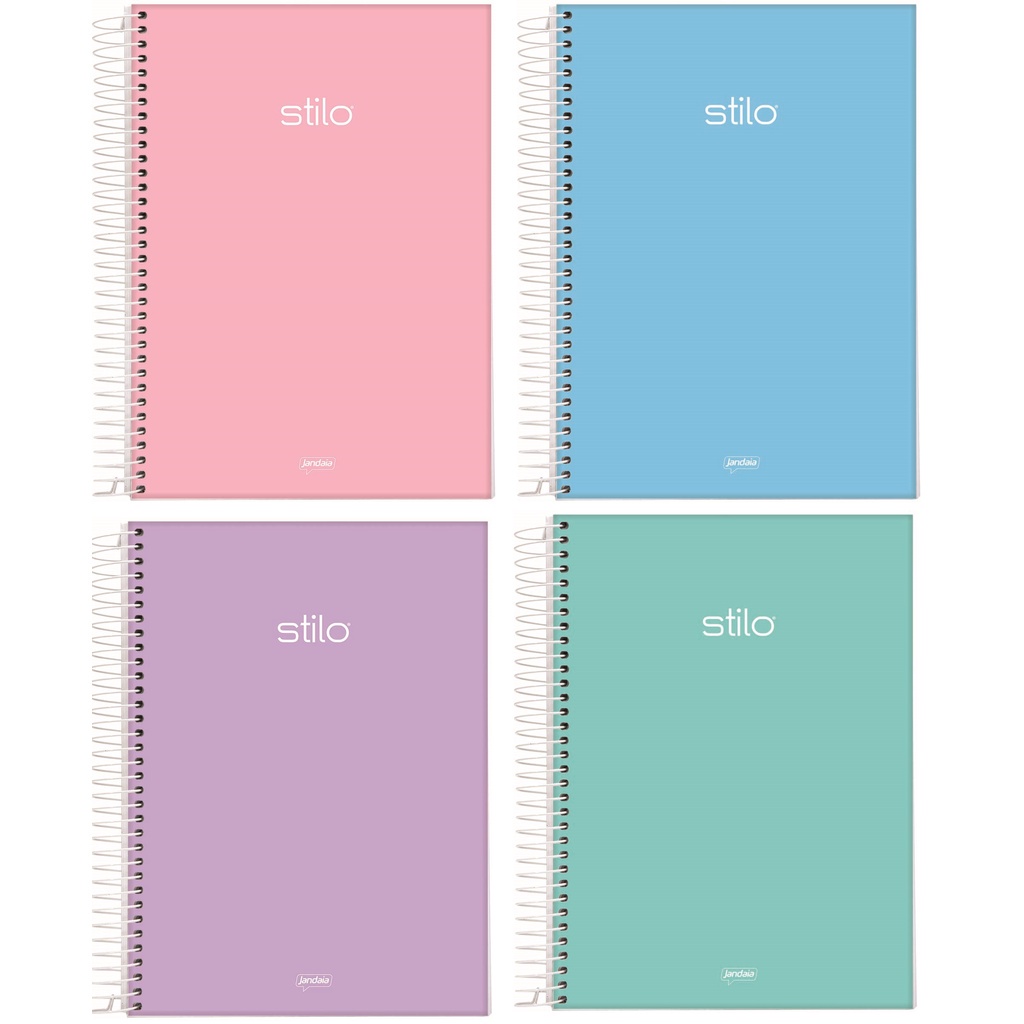 Caderno Stilo Escolar PEQUENO Capa Dura 80 Fls Stilo 140x200mm Shopee