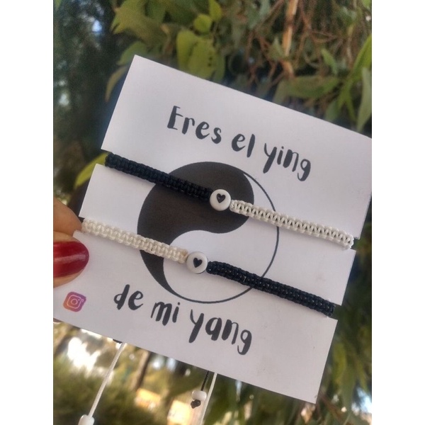 Pulseiras Yin Yang Para Casal Ou Amizades Shopee Brasil