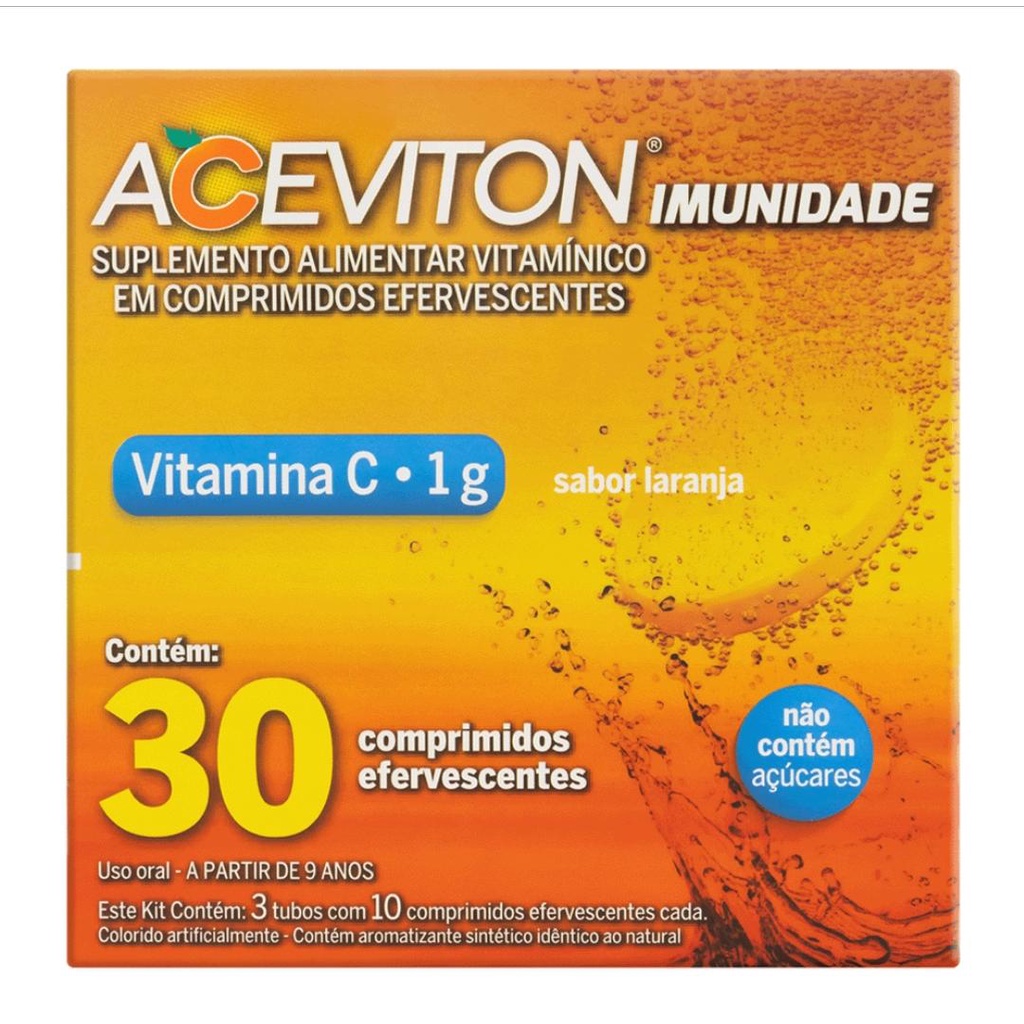 Aceviton Vitamina Cimed C G Cpr Efervescentes Shopee Brasil