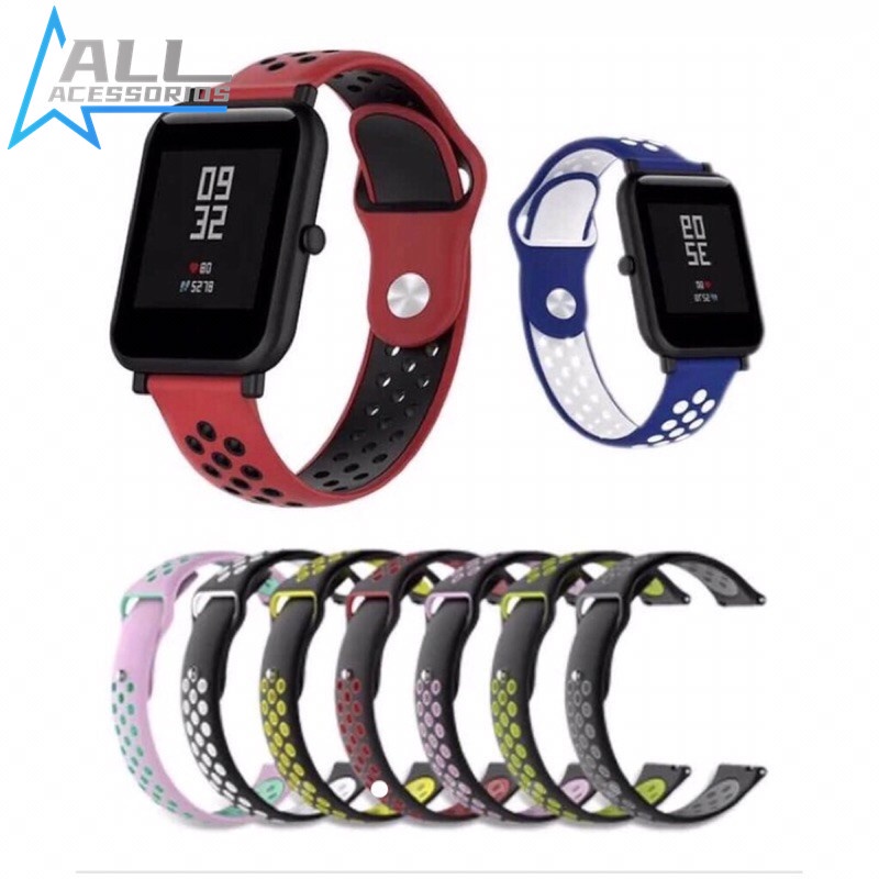 Pulseira Smartwatch Relógio Esporte De Silicone 20mm Flexivel para