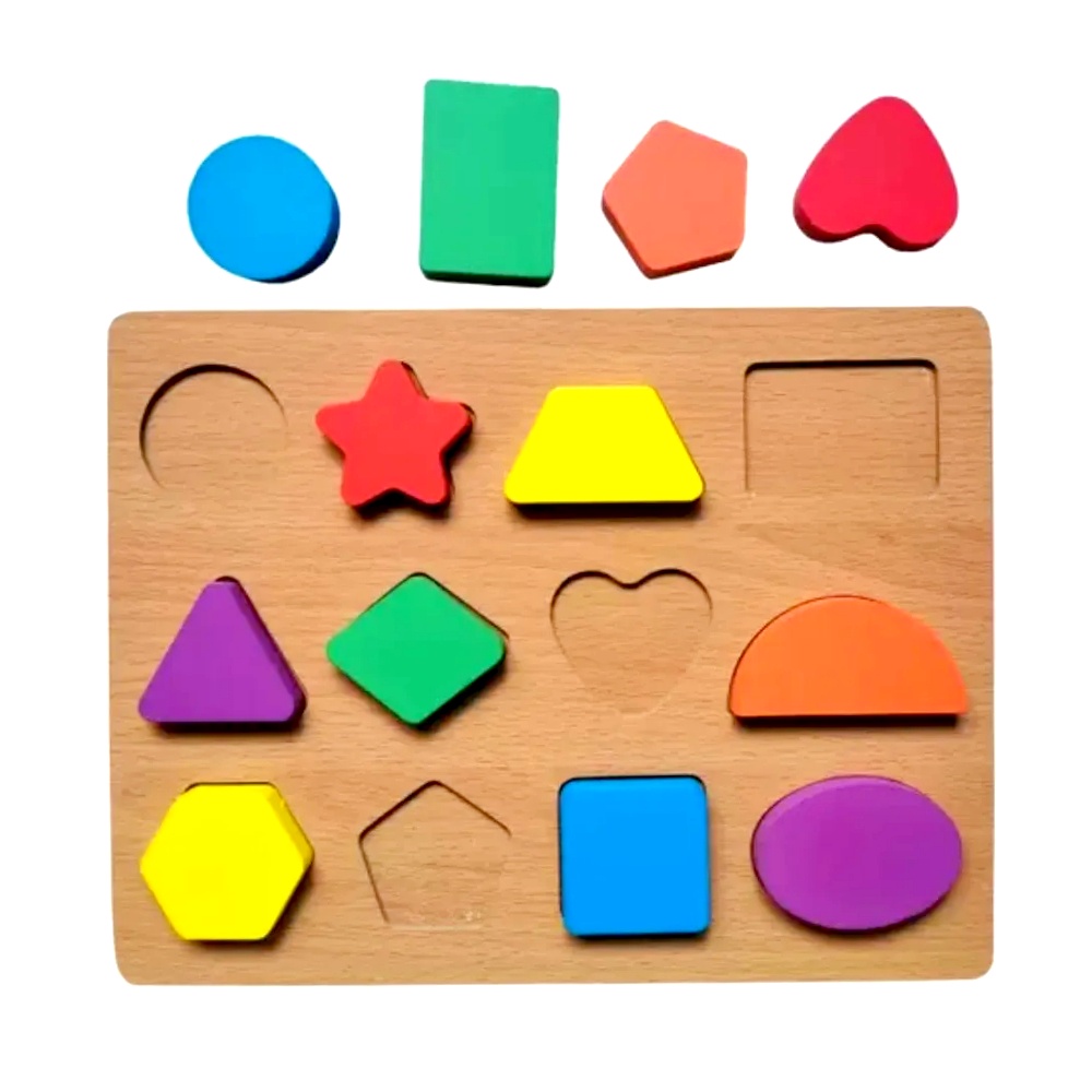 Brinquedo Did Tico Formas Geom Tricas Em Pe As De Encaixar Shopee Brasil