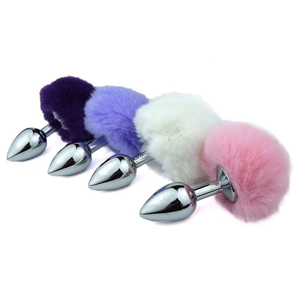 Plug Anal Tamanho P De Metal Rabo Coelhinho Pompom Shopee Brasil