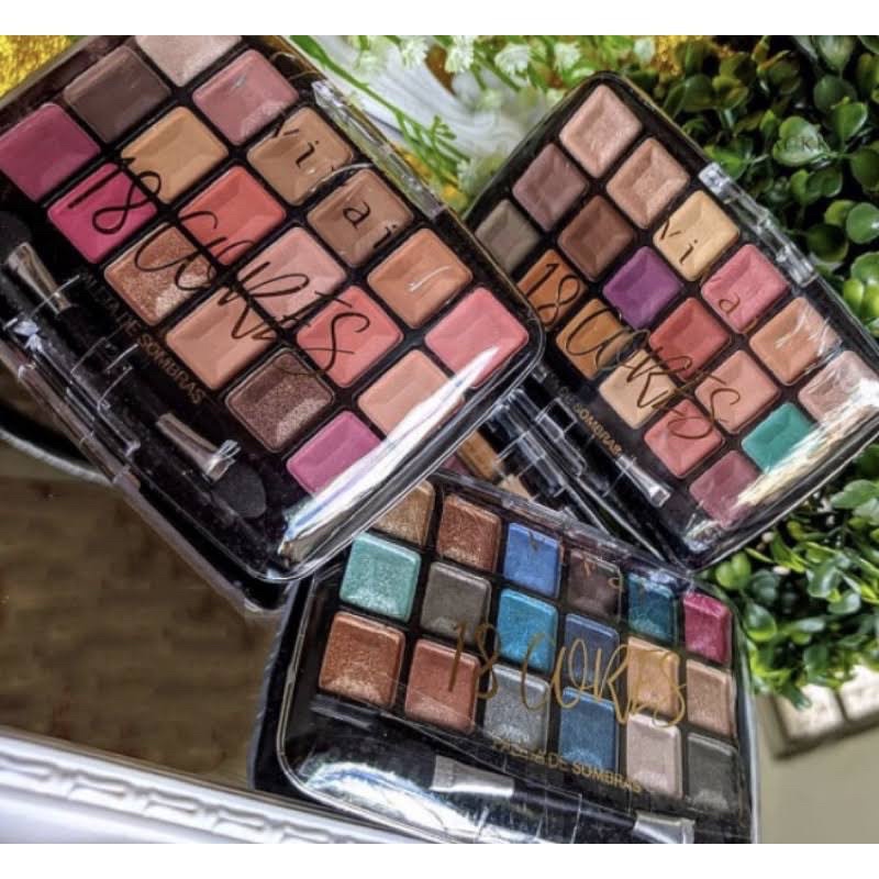 Paleta Sombras Vivai Cores Shopee Brasil