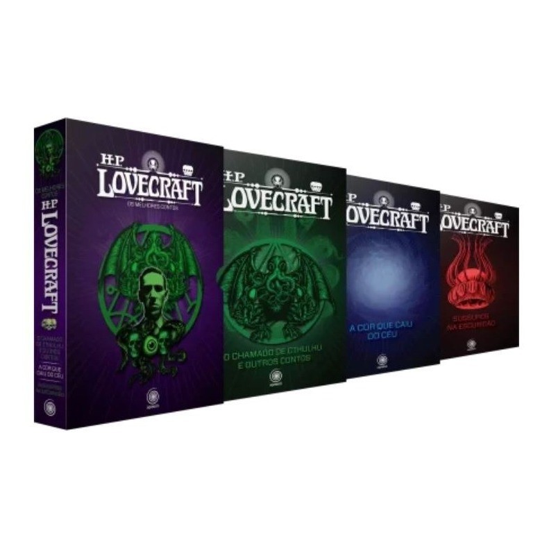 Box Hp Lovecraft Os Melhores Contos Volumes Shopee Brasil