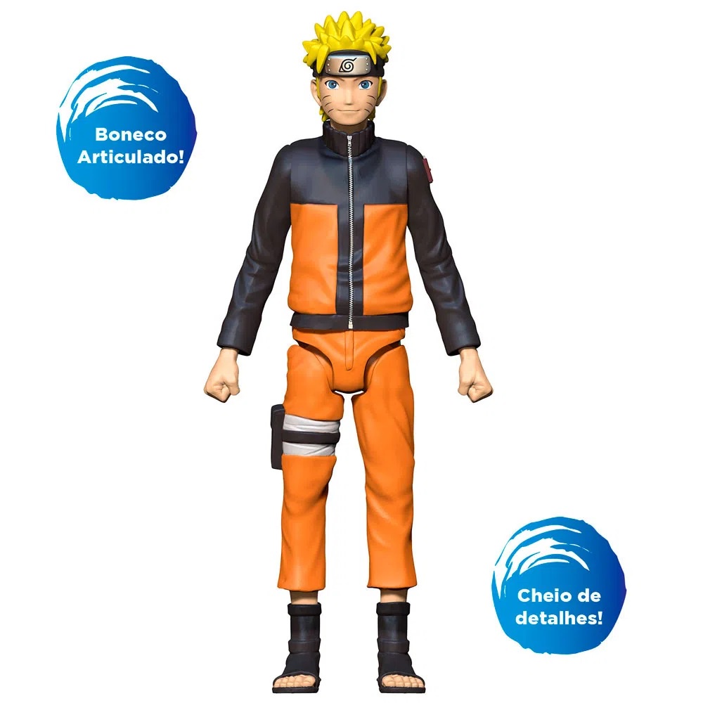 Boneco Figura Articulada Naruto Uzumaki Cm Brinquedo Shopee Brasil