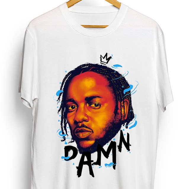 Camiseta Kendrick Lamar King Hip Hop Rap Gangster Thug Life Street