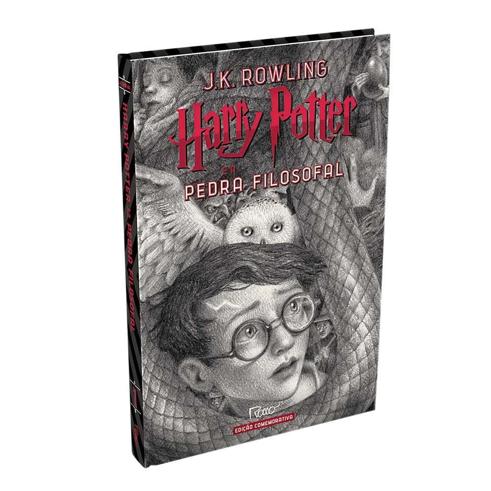 Livro Harry Potter e a Pedra Filosofal Edição 20 anos Capa Dura