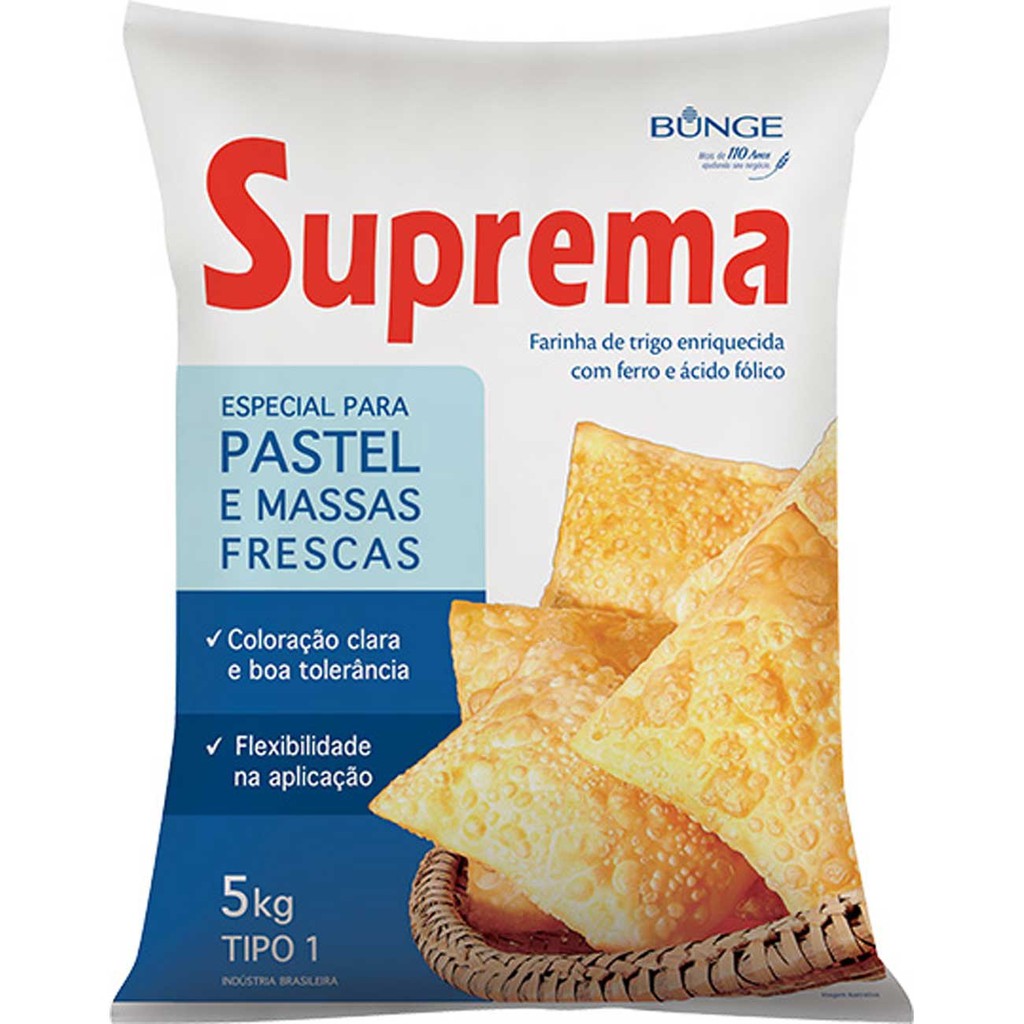 Farinha De Trigo Para Pastel Suprema Kg Shopee Brasil