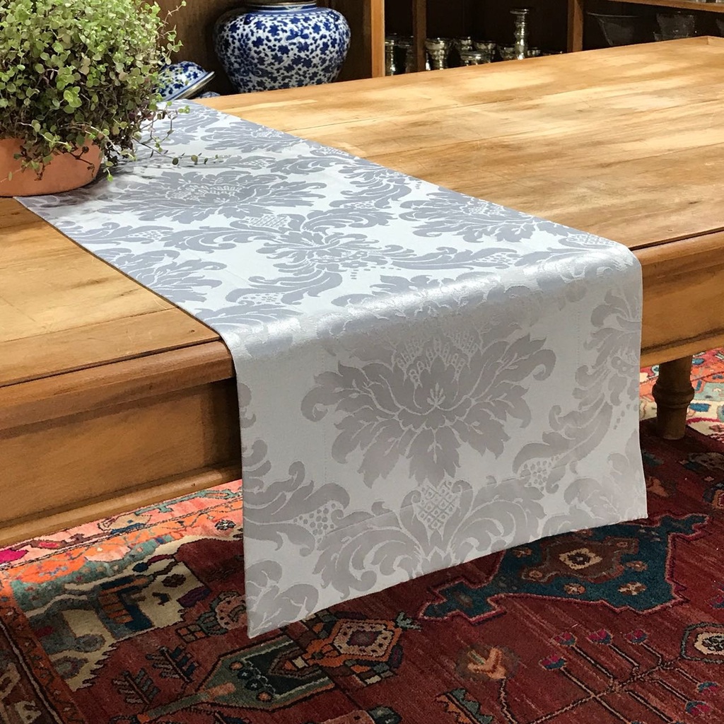 Caminho Trilho De Mesa Luxo 6 Lugares Jacquard Tecido Grosso 1 40m X 0