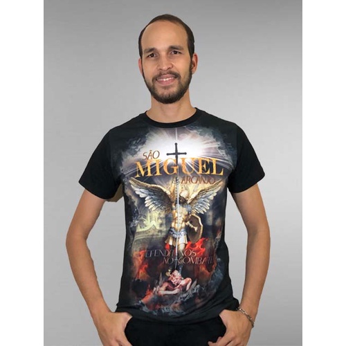 Camiseta São Miguel Arcanjo Shopee Brasil