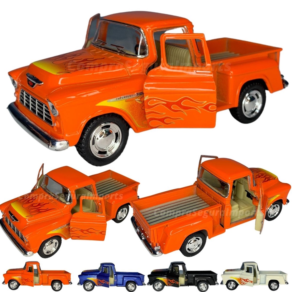 Carrinho De Ferro Miniatura Caminhonete Antiga Chevy Shopee Brasil