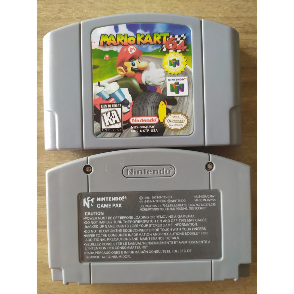 Mario Kart 64 Nintendo 64 Cartucho Novo Shopee Brasil