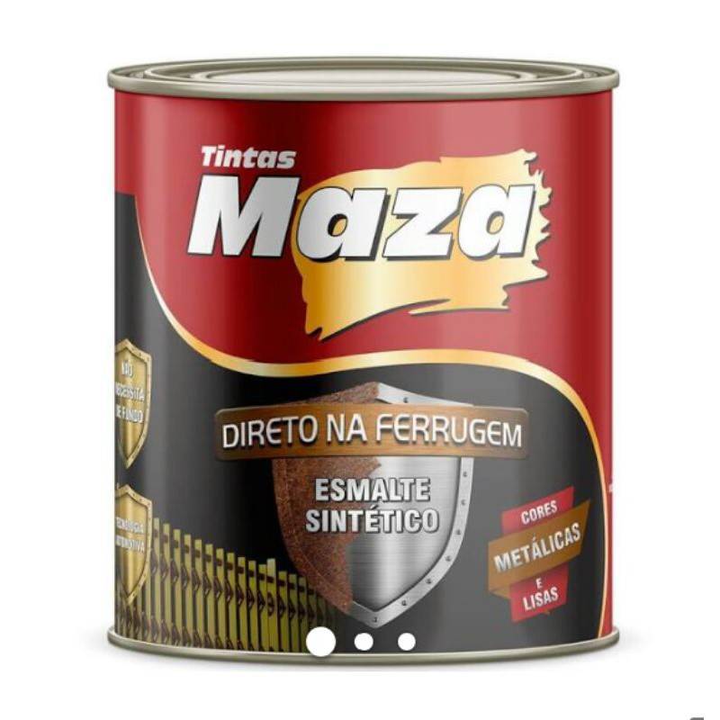 Esmalte Direto Na Ferrugem Bronze Antigo Maza 900 Ml Shopee Brasil