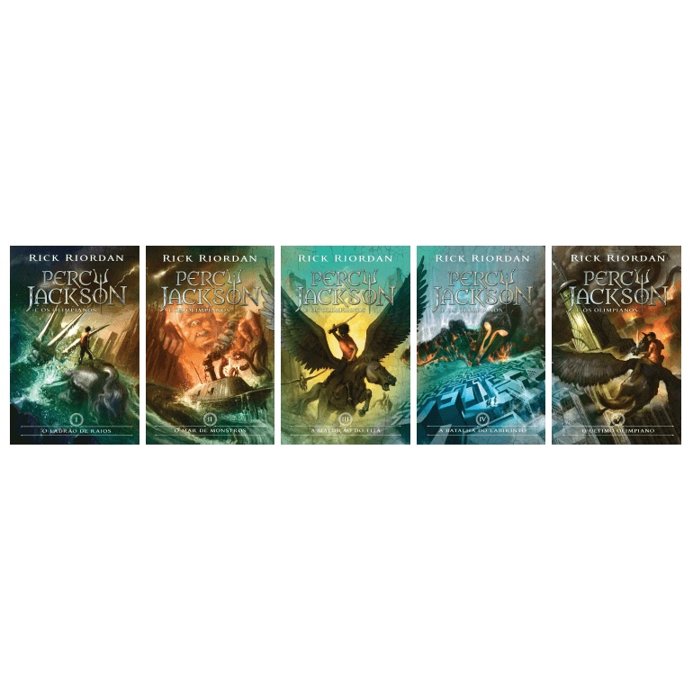 Percy Jackson E Os Olimpianos Box Shopee Brasil