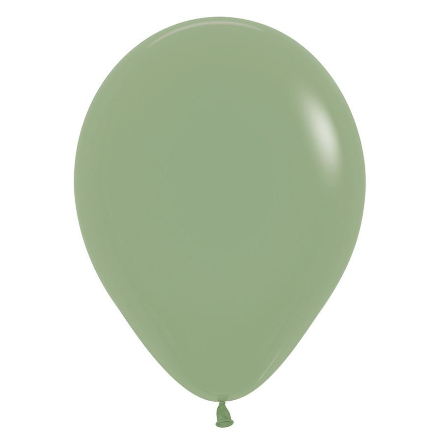 Balão Bexiga Importado Verde Eucalipto Sempertex Pacote 10 unidades