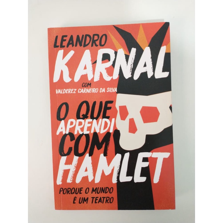 Livro O que aprendi Hamlet Porque o mundo é um teatro Shopee