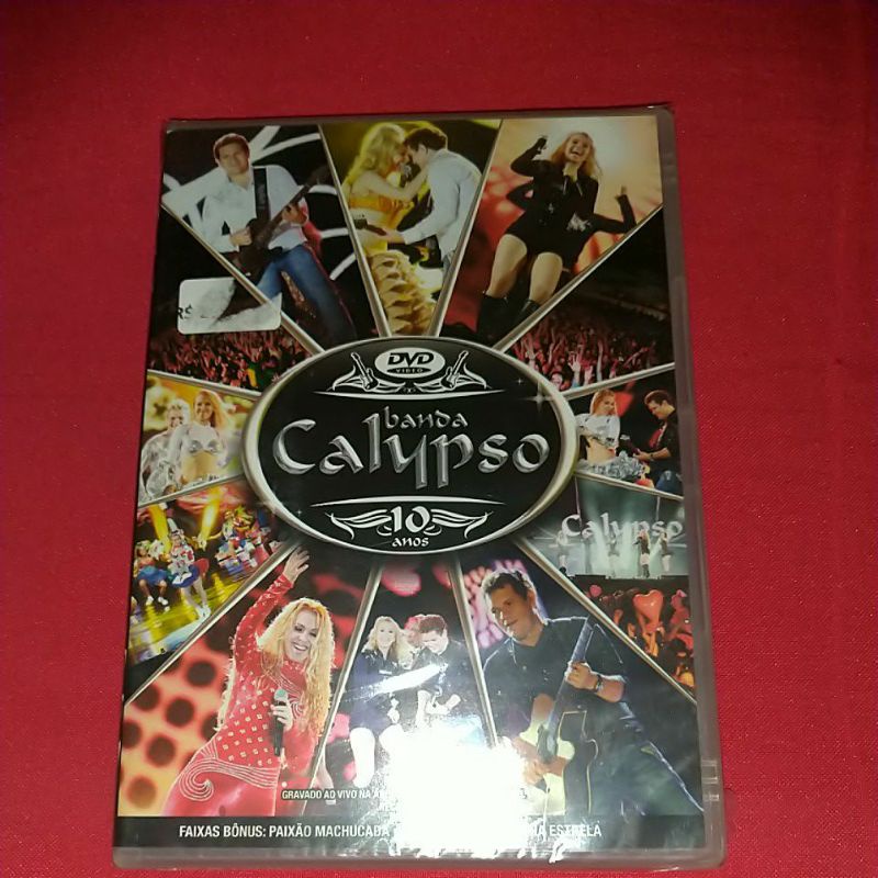 Dvd Banda Calypso Anos Lacrado Shopee Brasil