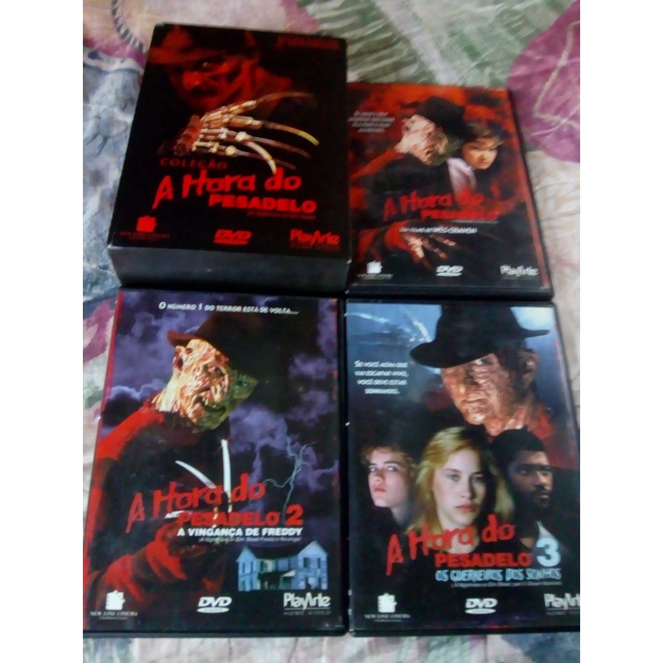 Box A Hora Do Pesadelo Trilogia Wes Craven Dvd Shopee Brasil