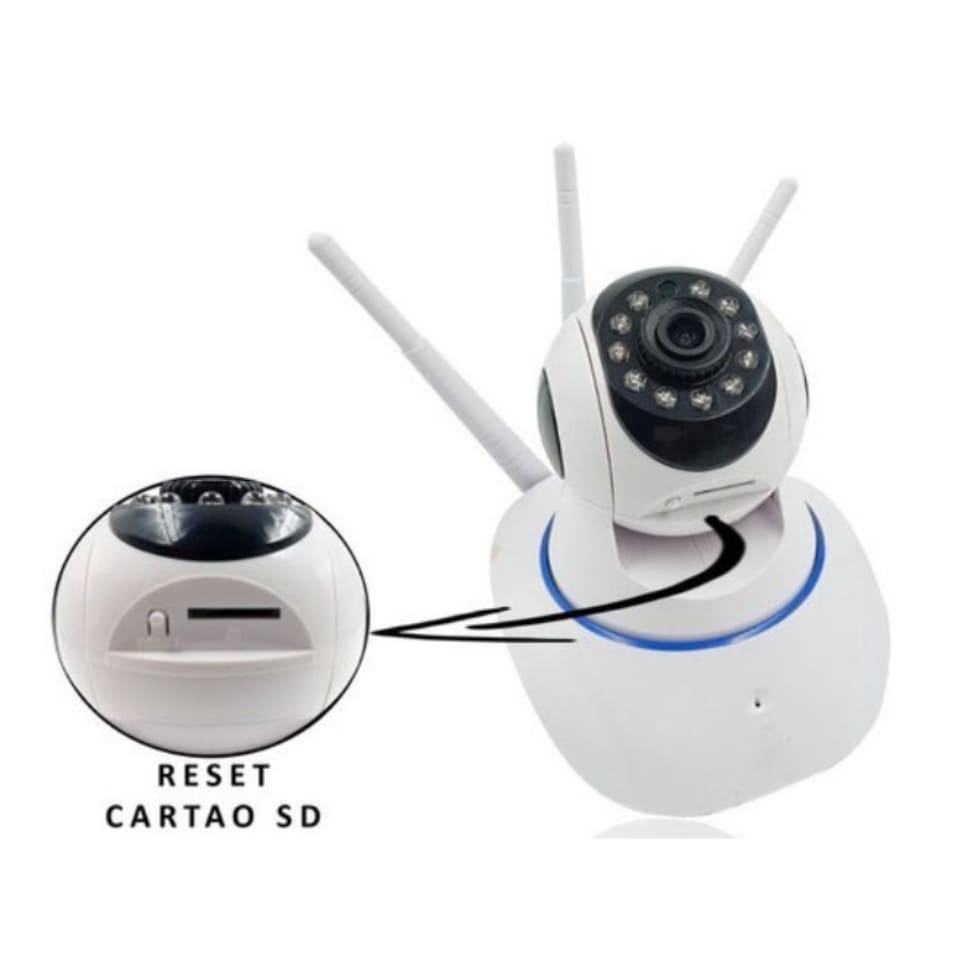 app yoosee Camera Robo 3 Antenas Ip Wifi 360º 720p Shopee Brasil