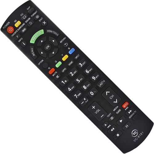 Controle Remoto Tv Panasonic Viera Led Lcd Smart Amazon Netf Shopee