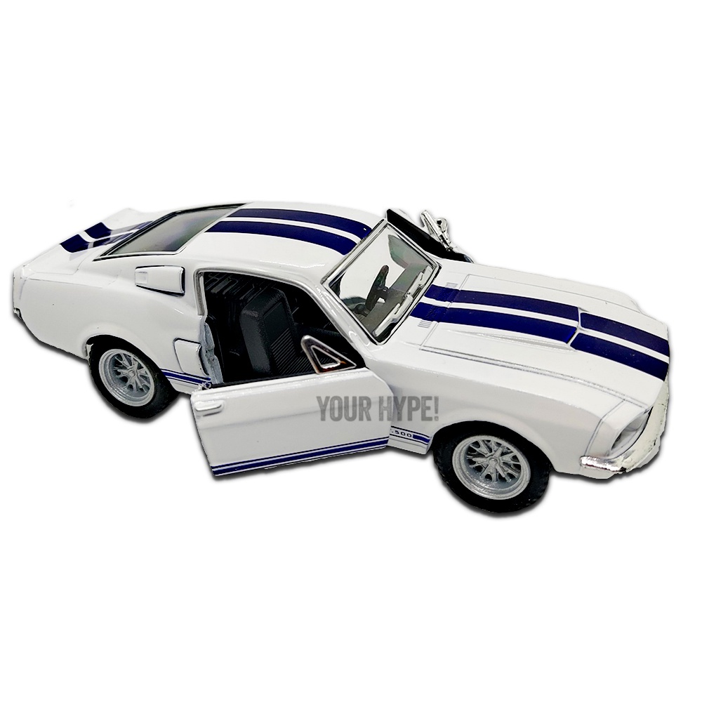 Miniatura De Carro Ford Mustang Shelby Gt Branco Miniaturas