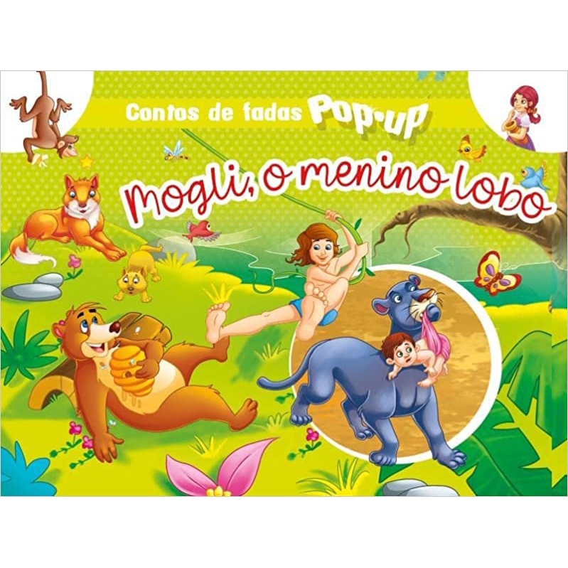 Contos De Fada Pop Up Mogli O Menino Lobo Livro D Shopee Brasil