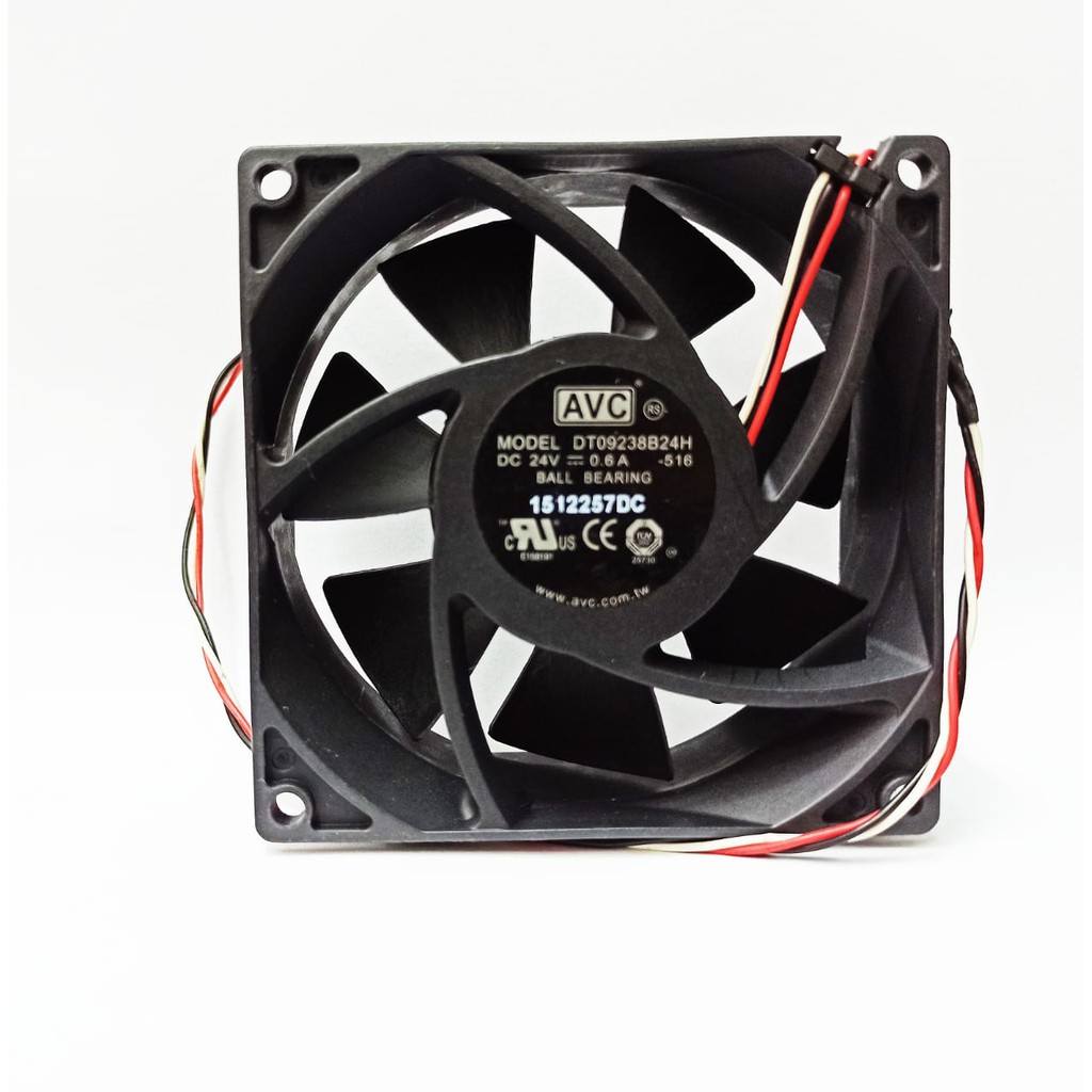 Cooler Ventoinha Fan Alta Potencia 24v Volts Rolamento 90X99X38