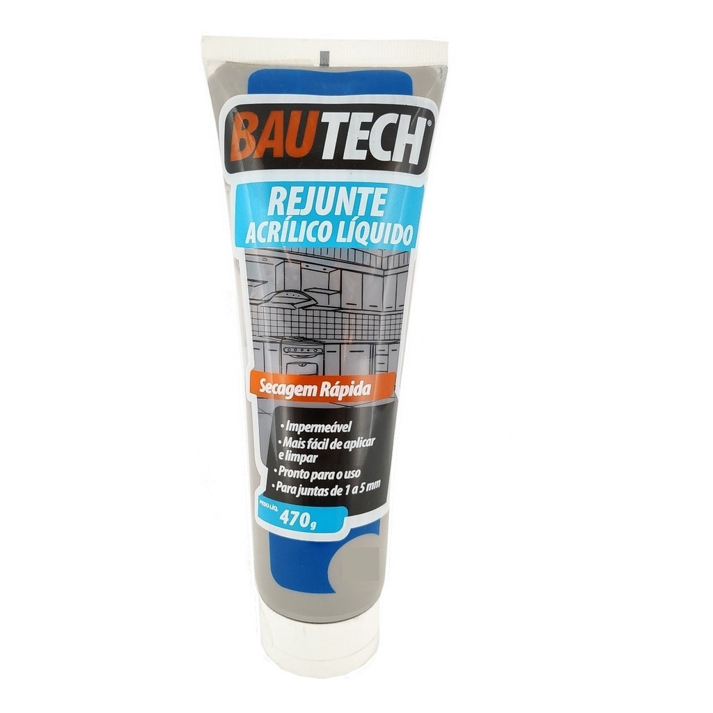 Rejunte Acrílico Líquido Pronto Bautech 470g Cores Shopee Brasil