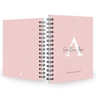 Caderno Personalizado Feminino Areia Sand Cores Fls X Cm Shopee Brasil