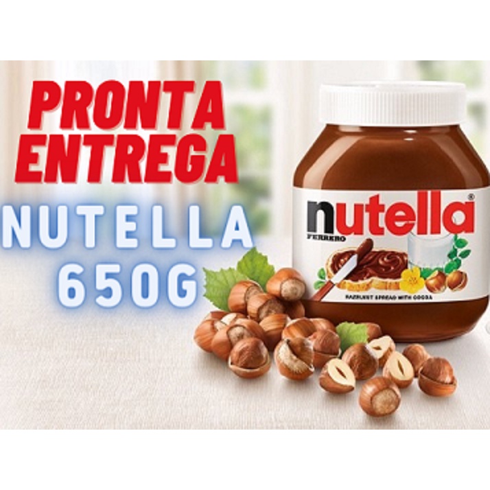 Nutella Pote Grande 650g Original Creme de Avelã Cacau Pronta