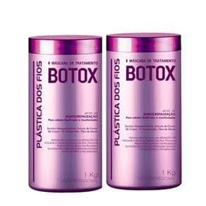 Combo 02 Botox Plastica Dos Fios Selagem Termica Progressiva 1kg