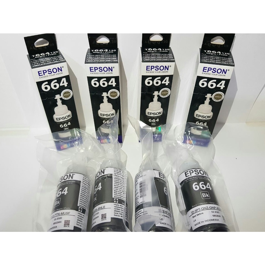 Kit Tinta Epson Original L L L L L L L Shopee Brasil