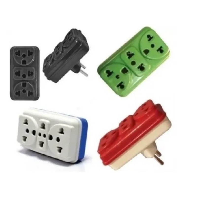 Adaptador Todas Tomadas Padr O Novo Antigo Benjamin Triplo Shopee Brasil