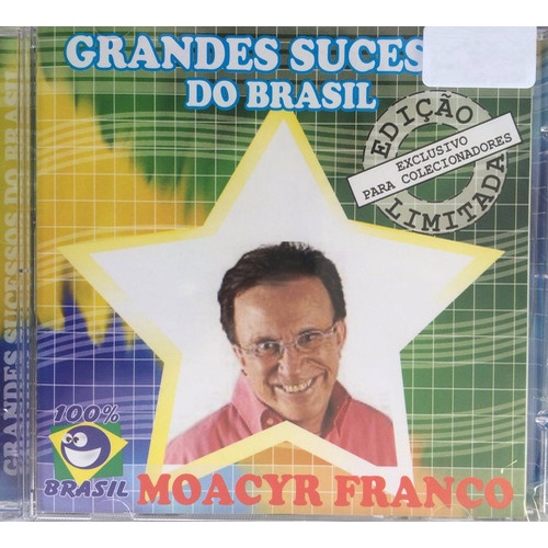 Cd Moacyr Franco Grandes Sucessos Do Brasil Lacrado Shopee Brasil